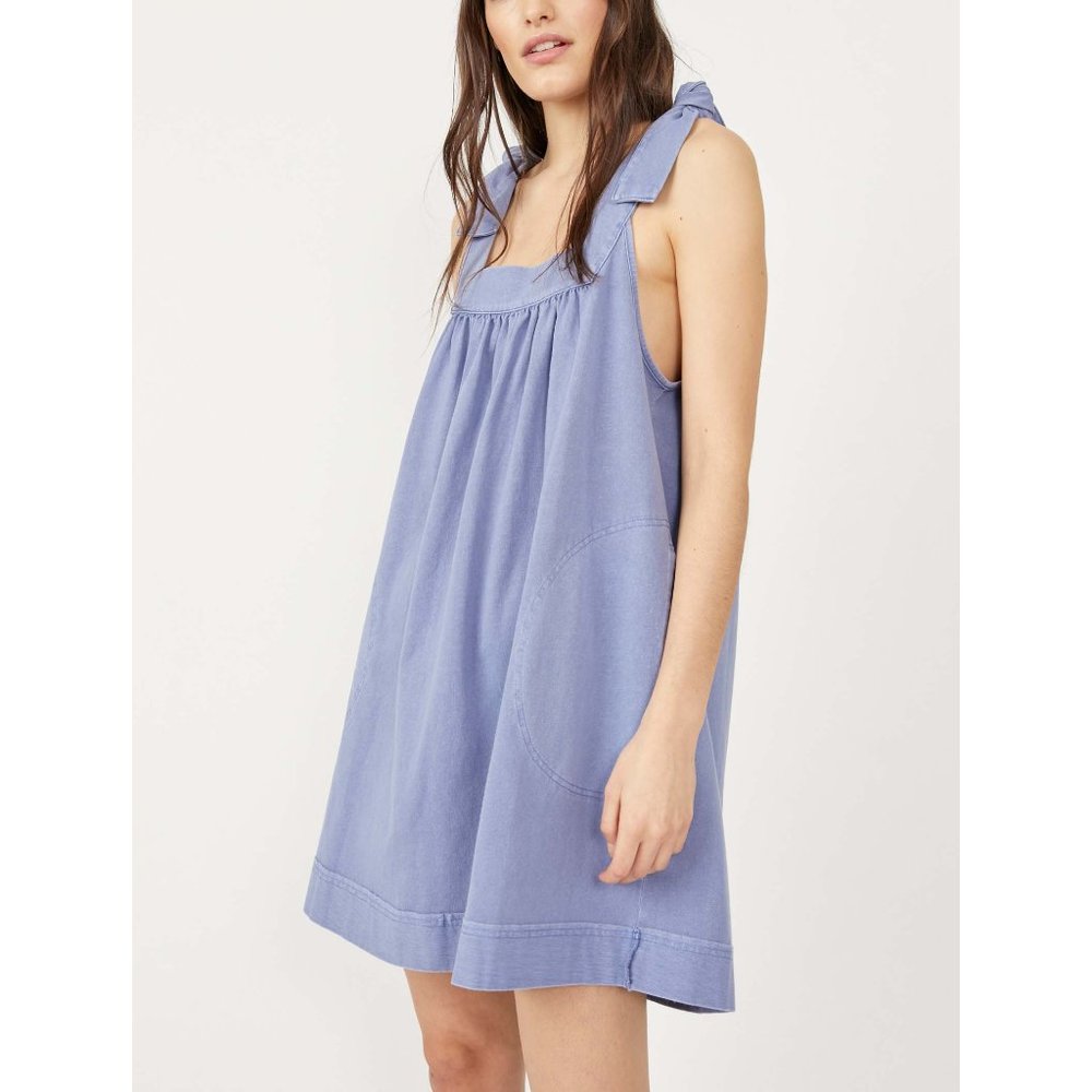 🆕 NWT Free People Honey Mini Dress / Prep Peri size L